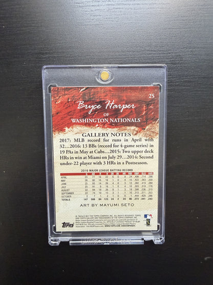 BRYCE HARPER 2017 GALLERY ORANGE #11/25