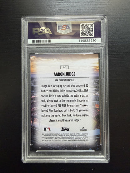 AARON JUDGE 2025 HOMEFIELD ADVANTAGE PSA 9