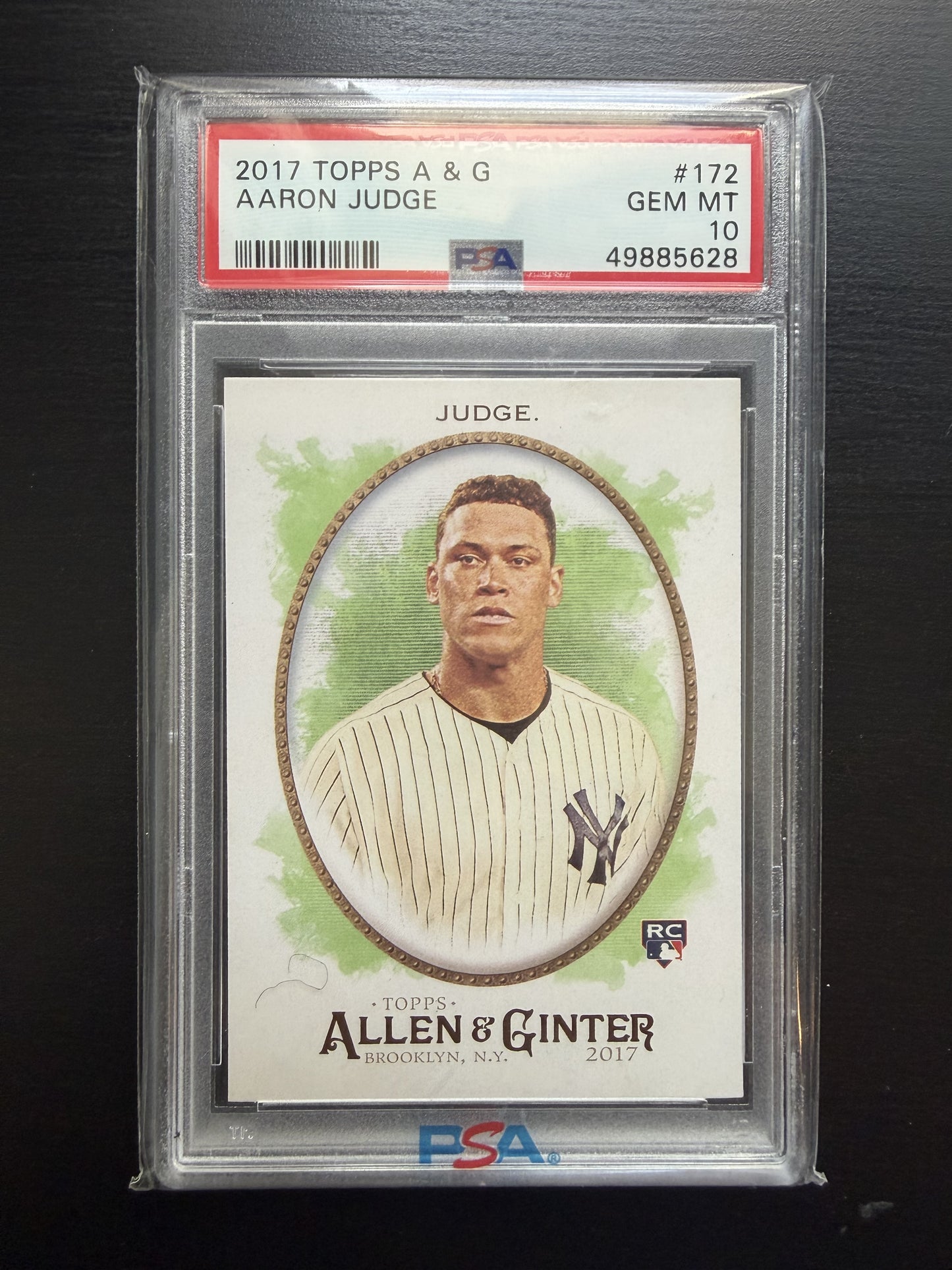 AARON JUDGE 2017 ALLEN & GINTER PSA 10