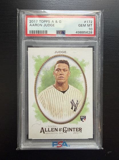 AARON JUDGE 2017 ALLEN & GINTER PSA 10