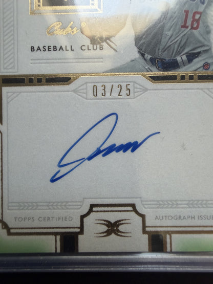 SHOTA IMANAGA 2024 GREEN ROOKIE AUTO #3/25